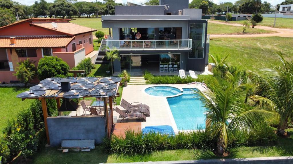 הוילה Itaí Minha Casa Na Represa Riviera Santa Cristina II מראה חיצוני תמונה